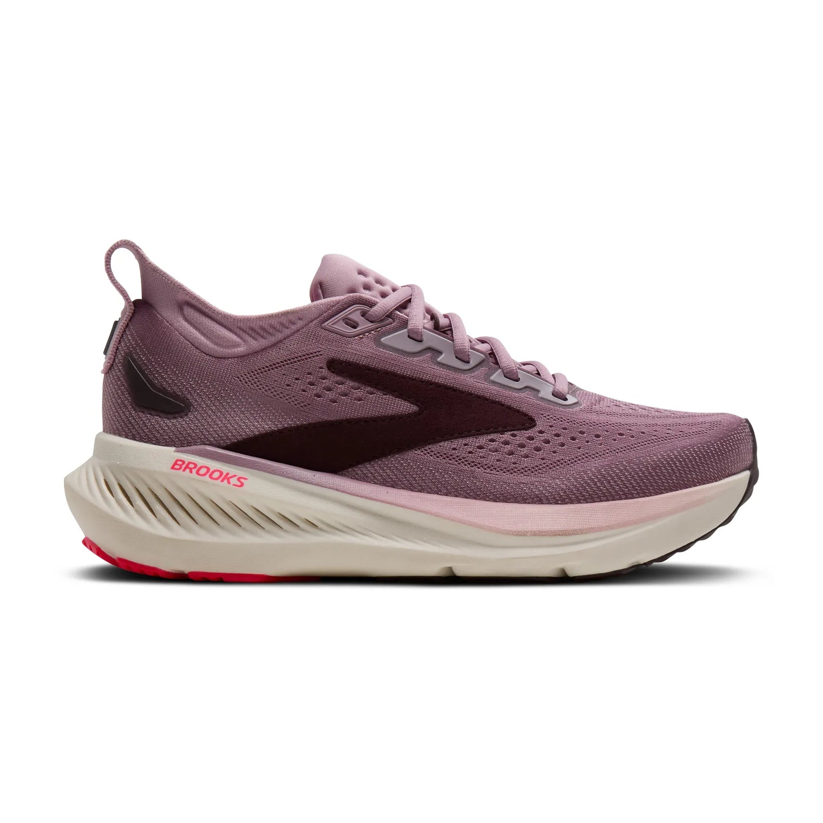 Brooks Women’s Glycerin 23 Running Shoe - Elderberry/Peppercorn/Clear 