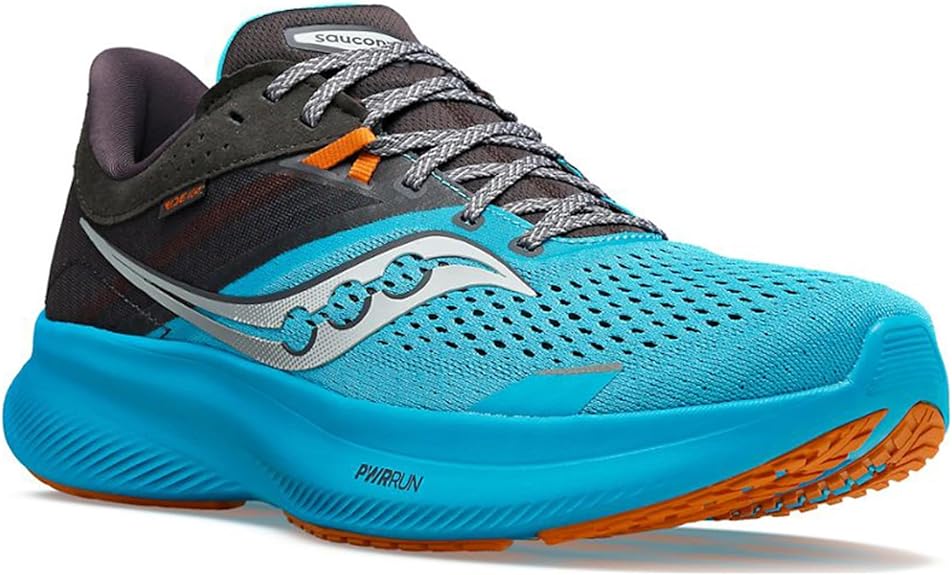 Mens Saucony Ride 16 Running Shoe - Agave/Basalt