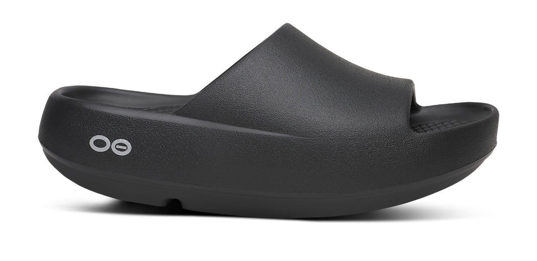 Oofos Women’s Ooahh Plus Sandal - Black 1