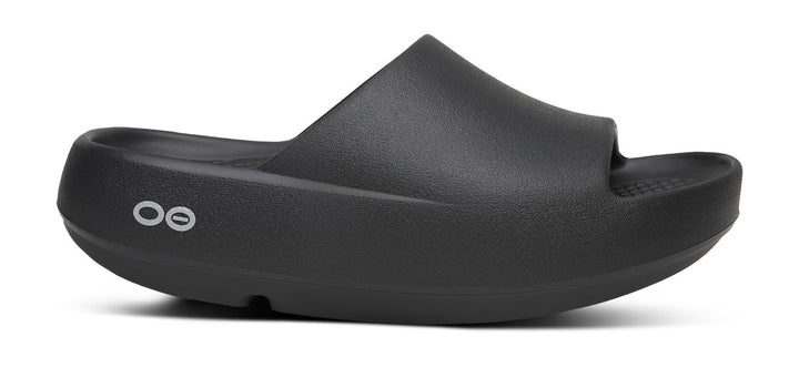 Oofos Women’s Ooahh Plus Sandal - Black 1