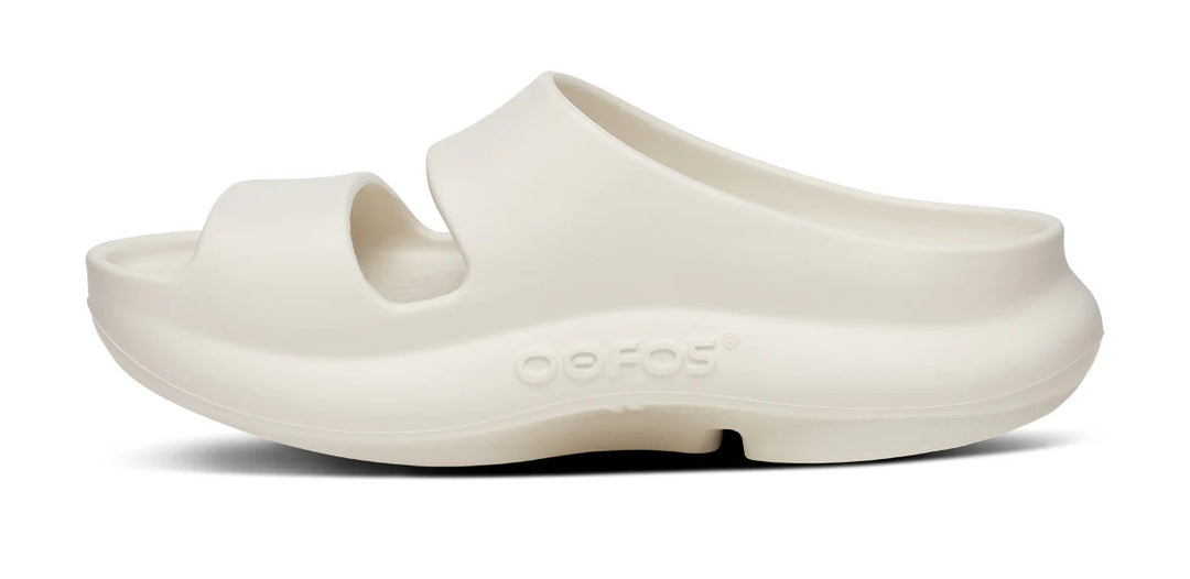 Oofos Women’s Ooyea Slide Sandal Chalk6