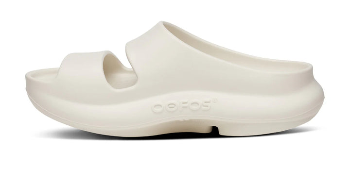 Oofos Women’s Ooyea Slide Sandal Chalk6