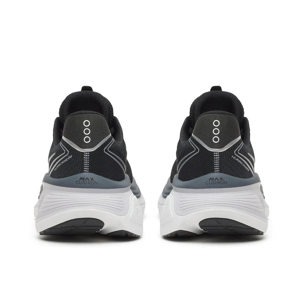 Saucony Hurricane 26 Men’s Running Shoe - Black/Silver 5