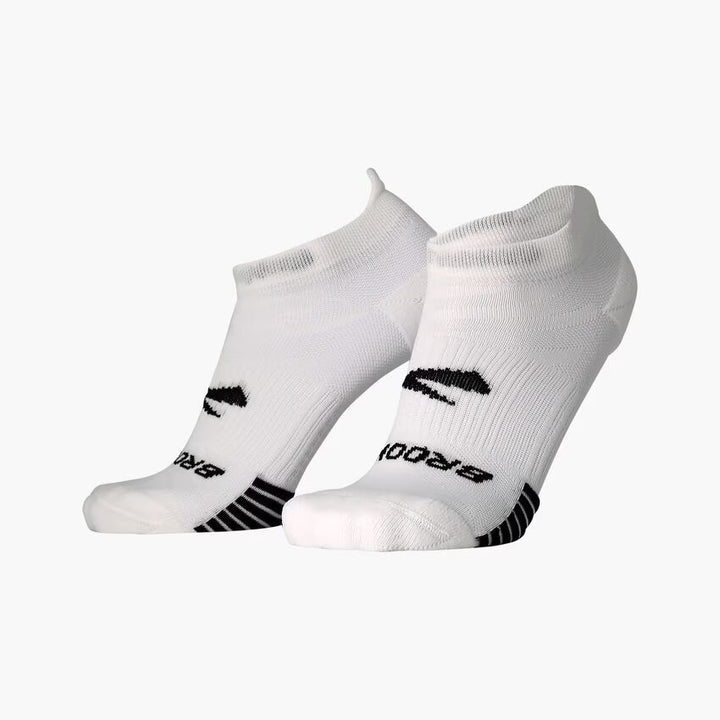 Brooks Ghost Lite No Show 2pk Socks - White 
