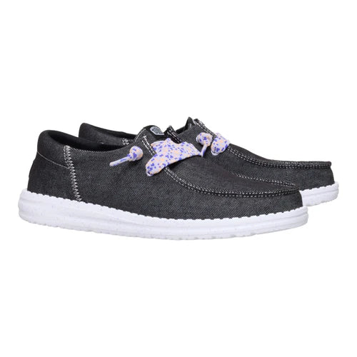 HeyDude Wendy Funk Youth Friendship Lace Blk