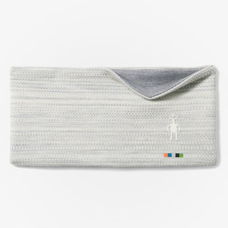 Smartwool Thermal Merino Reversible Headband - Light Gray Color Shift 2