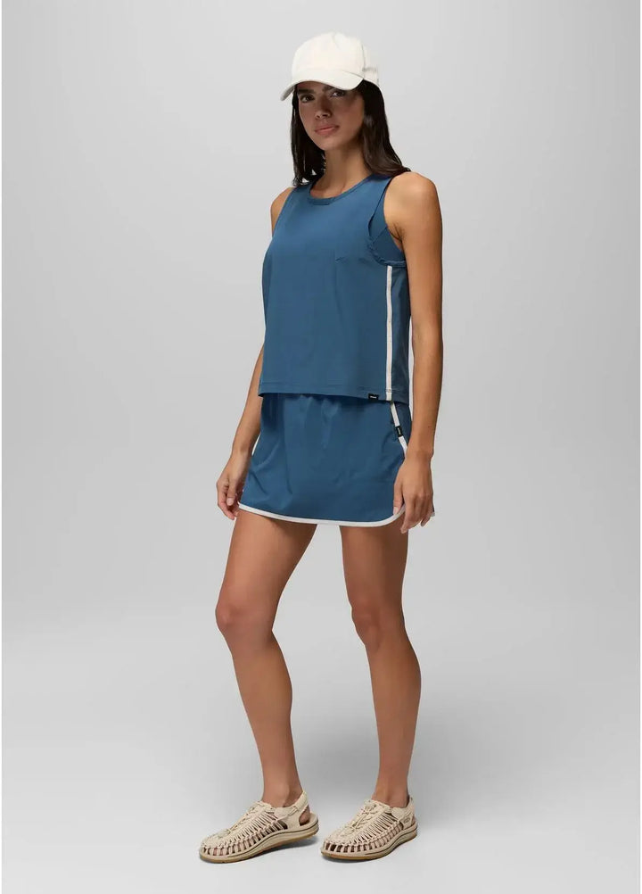 PrAna Women’s Railay Scallop Skort - Bluff Blue 6