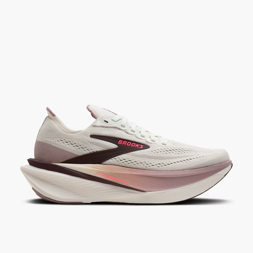 Brooks Women’s Hyperion Max 4 Running Shoe - Coconut/Raisin/Pink 