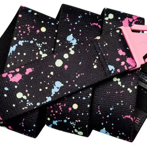 Arcade Splatter Black Neon Belt 2