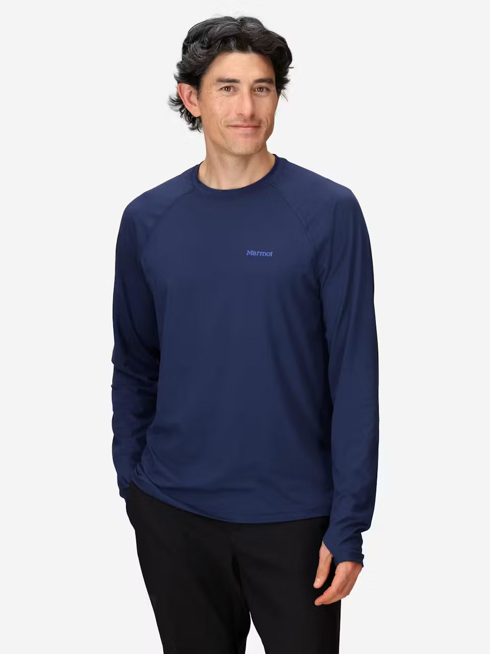 Marmot Men's Windridge Long Sleeve T-Shirt Arctic Navy