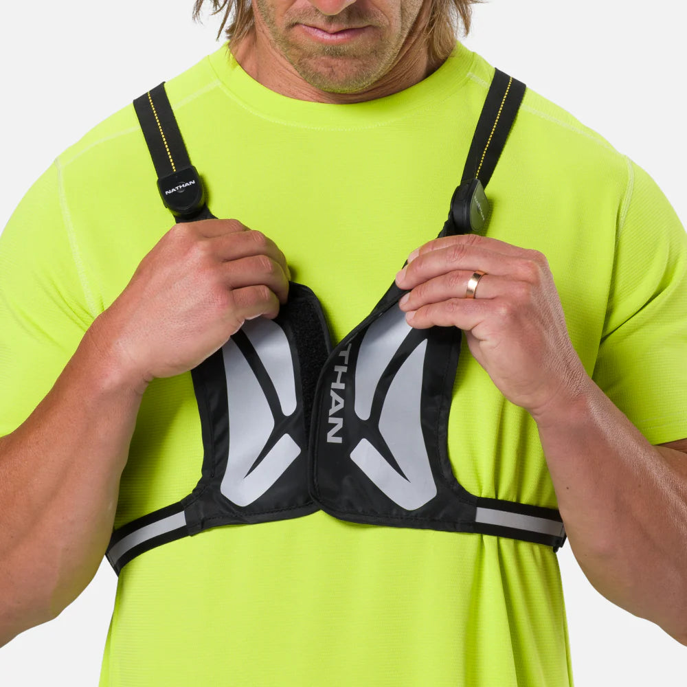 Nathan Laser Light Web Vest RX - Black/Hi Vis Yellow 7