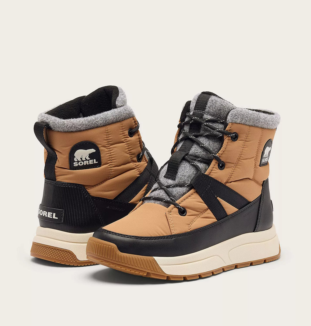 Sorel Women’s Whitney III Mid Waterproof Boot - Tawny Buff/Black 7