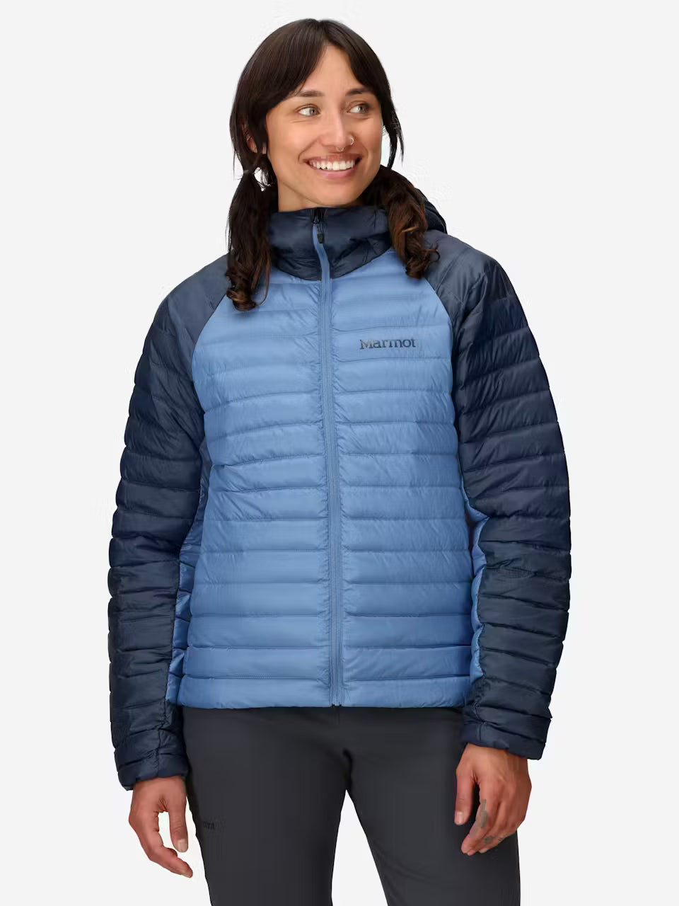 Marmot Women's Hype Down Hoody  Thunderhead/Rain Cloud