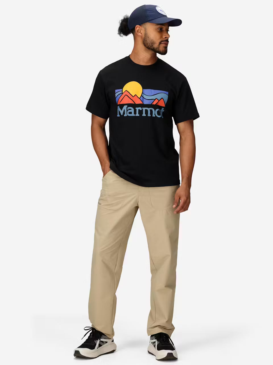 Marmot Men’s Coastal Short Sleeve Tee Black 1