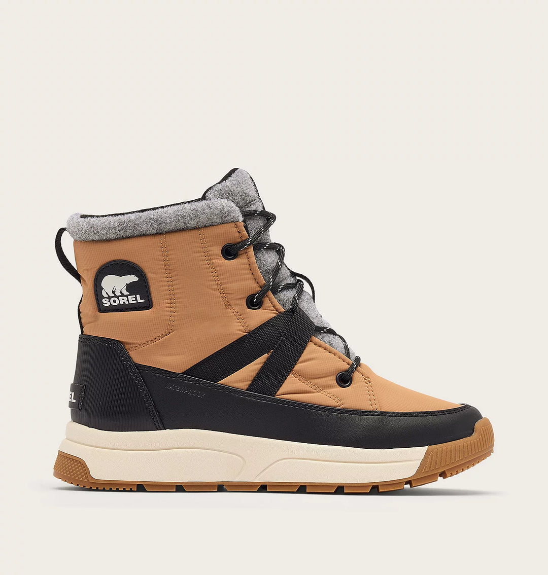 Sorel Women’s Whitney III Mid Waterproof Boot - Tawny Buff/Black 