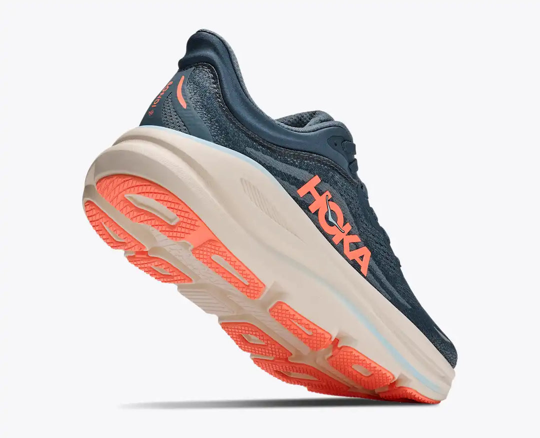 Hoka Bondi 9 Women’s Running Shoes- Faded Navy/Slate Blue 2