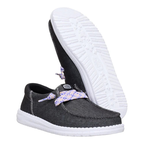 HeyDude Wendy Funk Youth Friendship Lace Blk