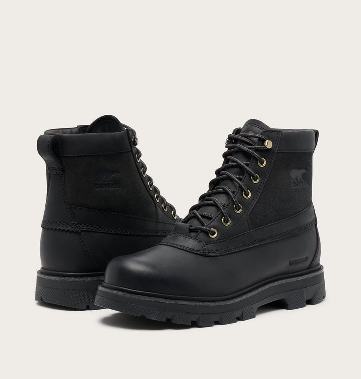 Sorel Men’s Lark-47 Waterproof Boot - Black/Jet 7