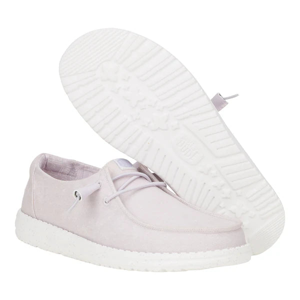 HeyDude Women’s Wendy Stretch Canvas - Lavender 2