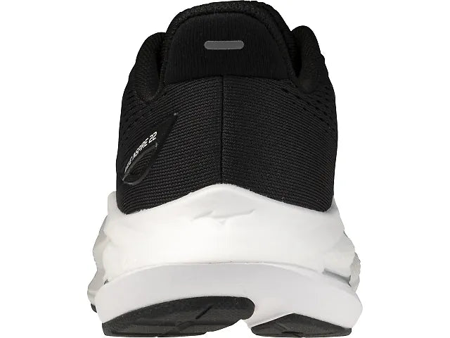 Mizuno Wave Inspire 22 Women's Running Shoe - Black/Ultimate Grey 4