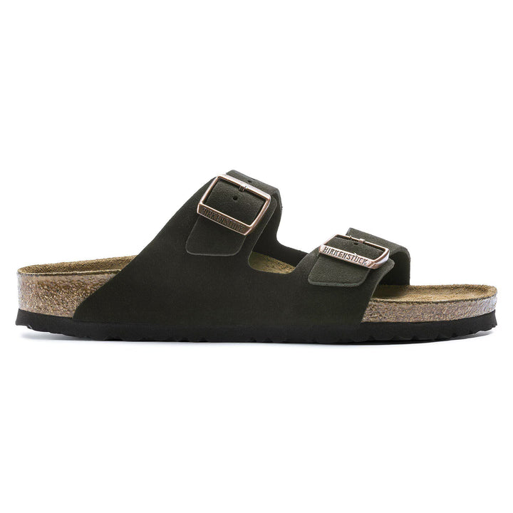 Birkenstock Arizona Mocha Suede Comfort Sandal Side View