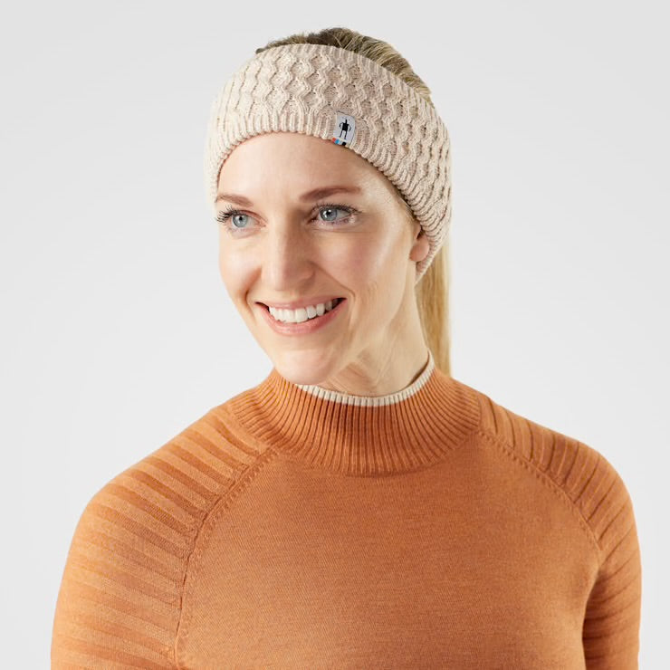 Smartwool Fleece Lined Headband - Almond Donegal