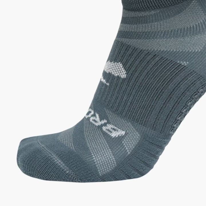 Brooks Ghost Lite No Show 2-Pack - Storm & Smoke 3