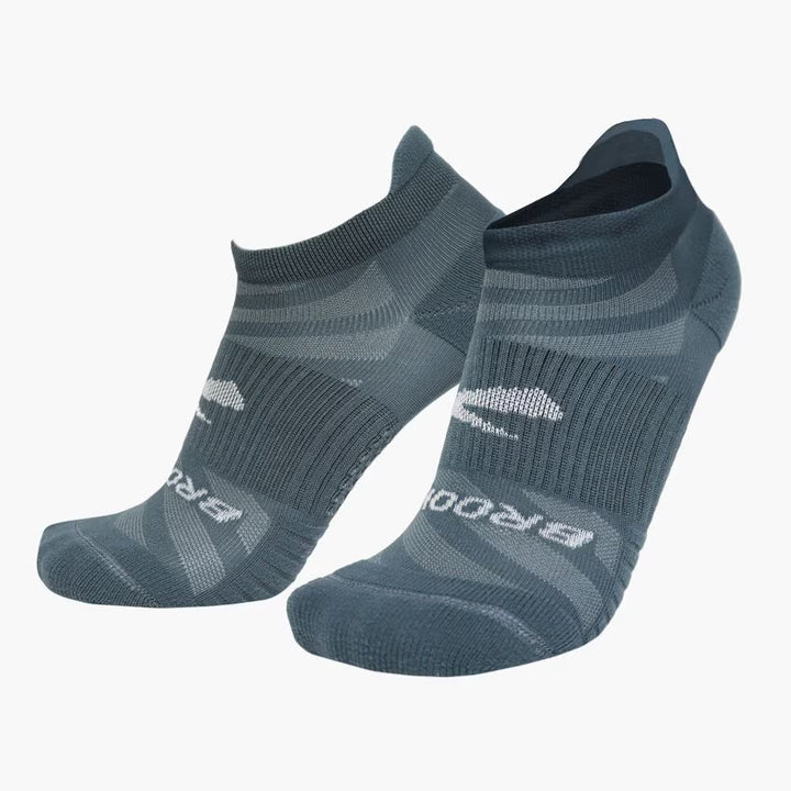 Brooks Ghost Lite No Show 2-Pack - Storm & Smoke 1
