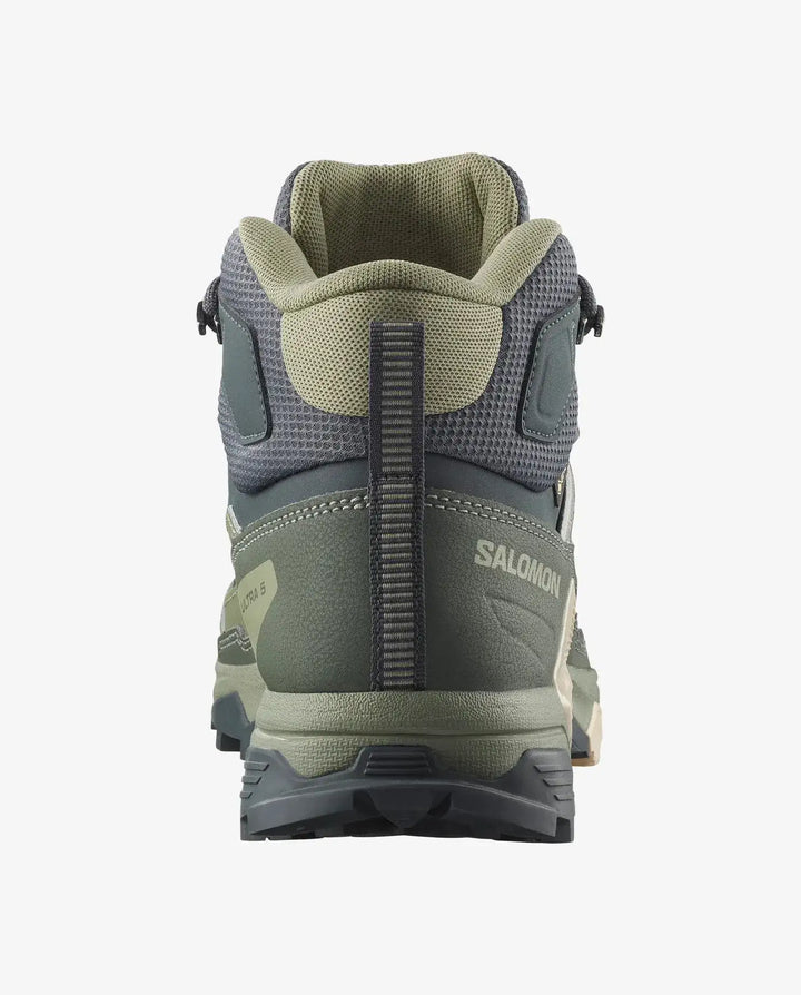 Salomon Women’s X Ultra 5 Mid Gore-Tex Hiking Boots - Turbulence/Sedona Sage/Peach 5