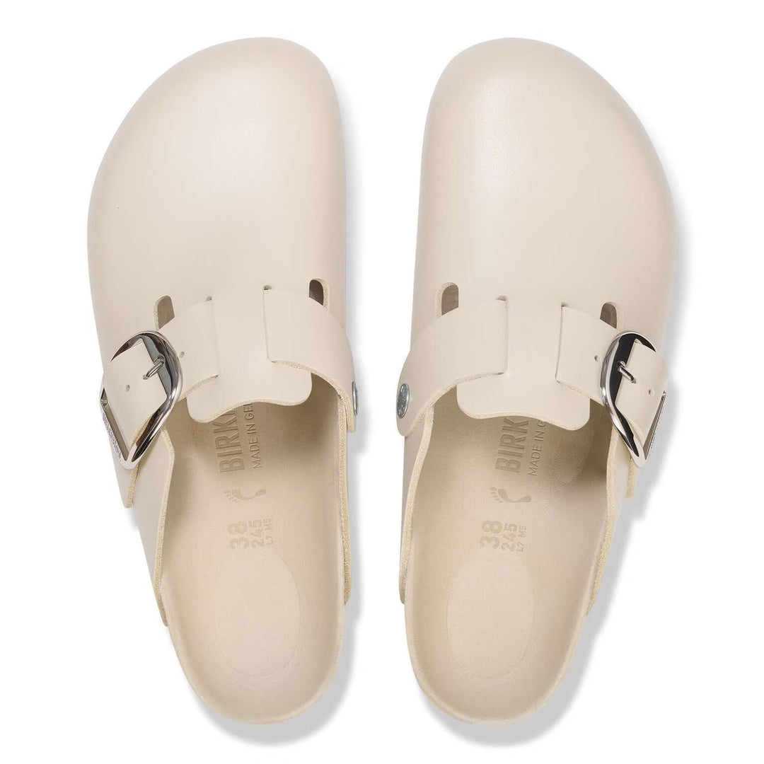 Birkenstock Women's Boston Big Buckle - Oyster Dressy Leather 1