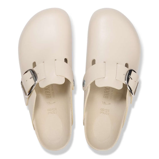 Birkenstock Women's Boston Big Buckle - Oyster Dressy Leather 1