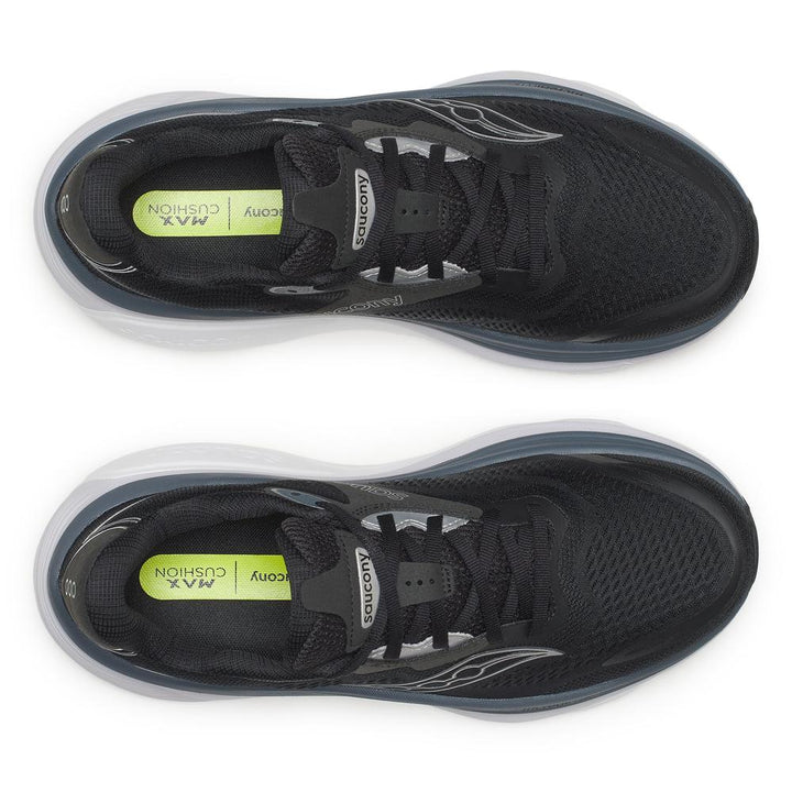 Saucony Hurricane 26 Men’s Running Shoe - Black/Silver 2