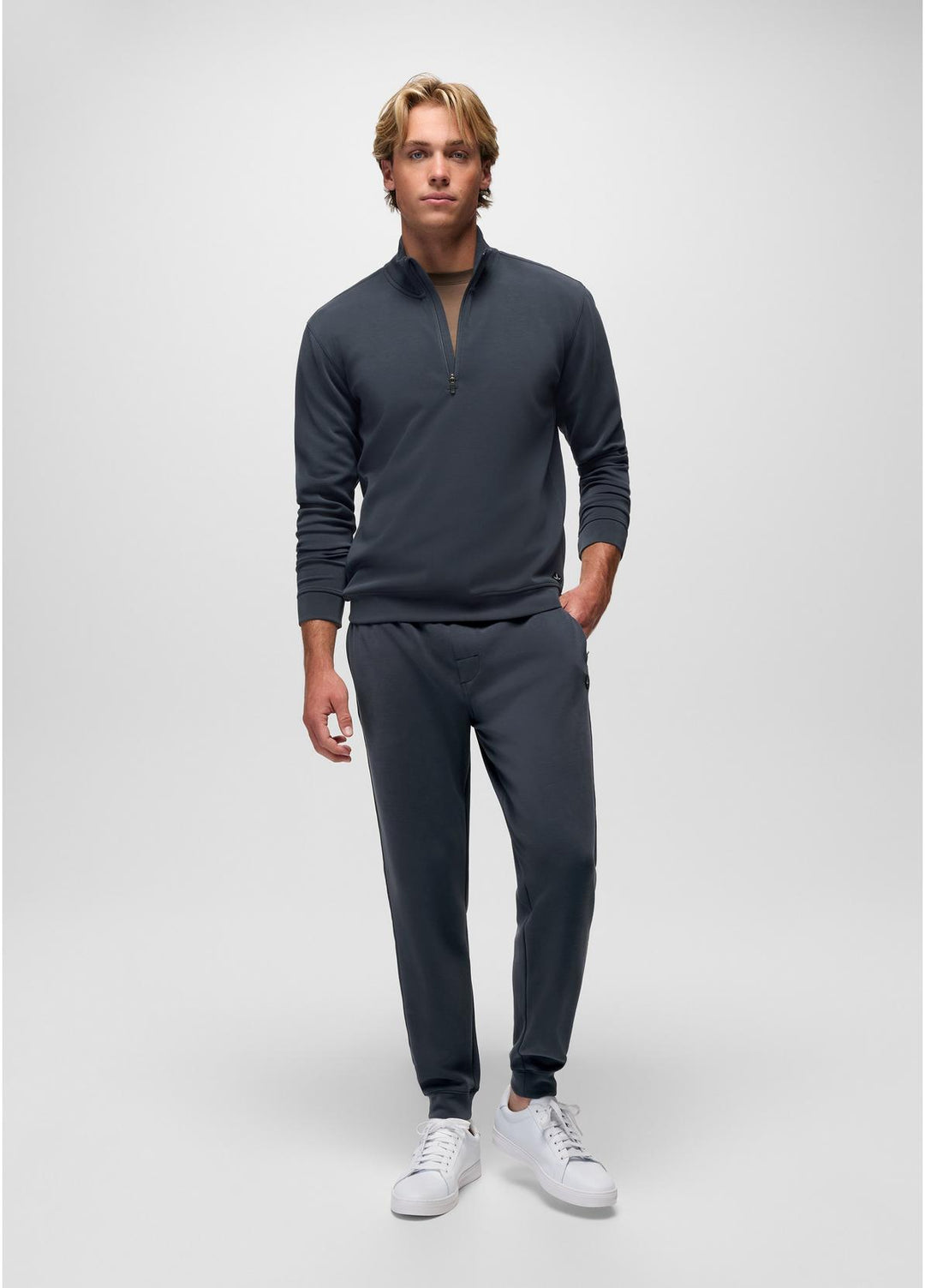 prAna Men’s Shea Soft 1/4 Zip - Nautical 4