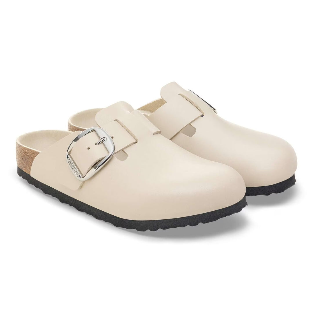 Birkenstock Women's Boston Big Buckle - Oyster Dressy Leather 3