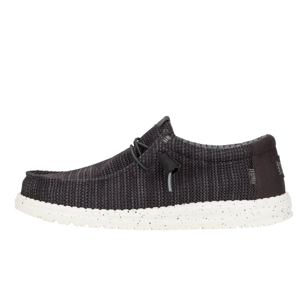 Hey Dude Men’s Wally Stretch Sox Black/White