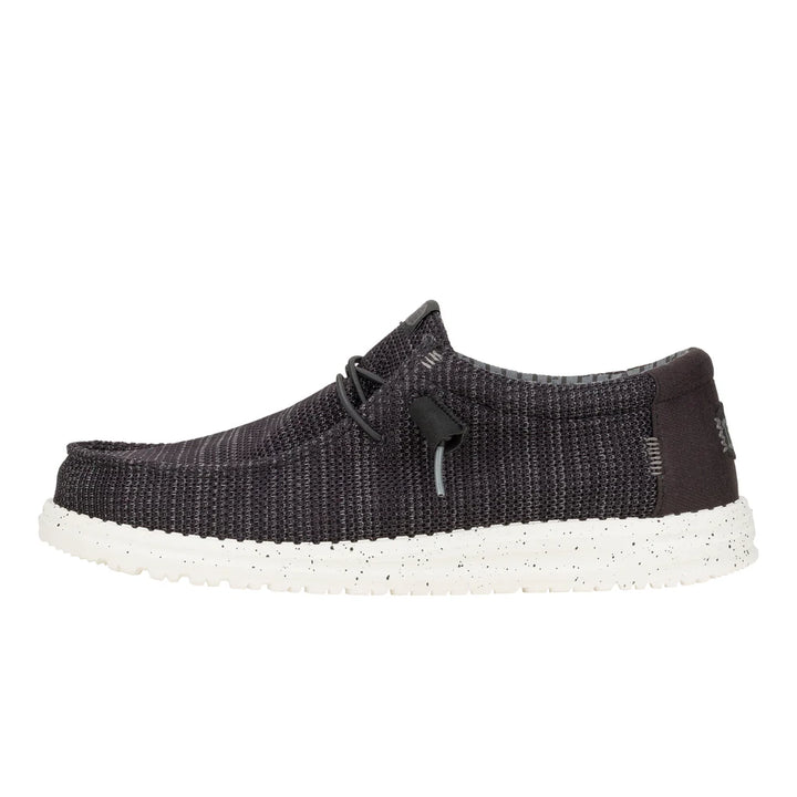 Hey Dude Men’s Wally Stretch Sox Black/White
