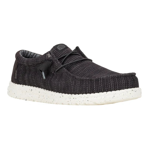Hey Dude Men’s Wally Stretch Sox Black/White