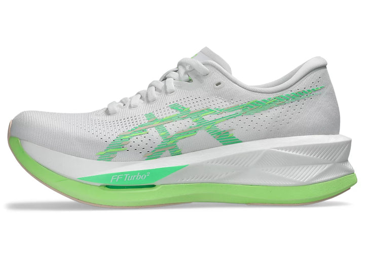 ASICS Women’s Sonicblast Running Shoe - White / Vital Green 7