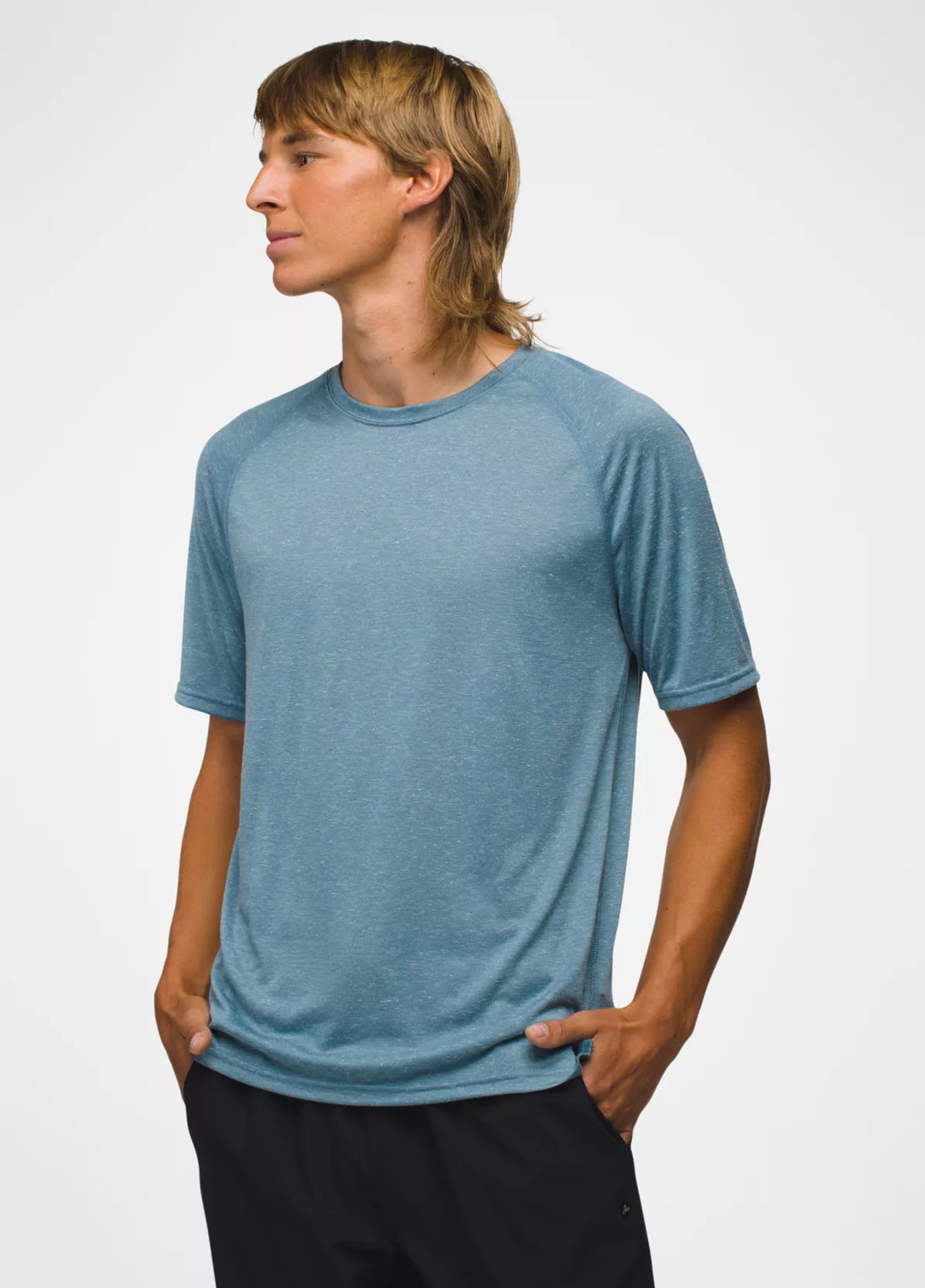 PrAna Men’s Natural Flow Crew Tee High Tide pic 1 - The Shoe Collective