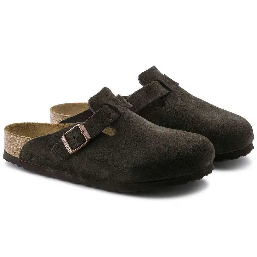 Birkenstock Women’s Boston Soft Footbed Sandal - Mocha 5