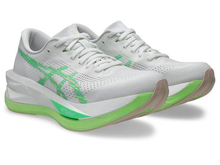 ASICS Women’s Sonicblast Running Shoe - White / Vital Green 1