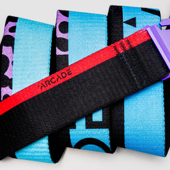 Arcade Sierra Stretch Belt - Acid Fade/Blue 1