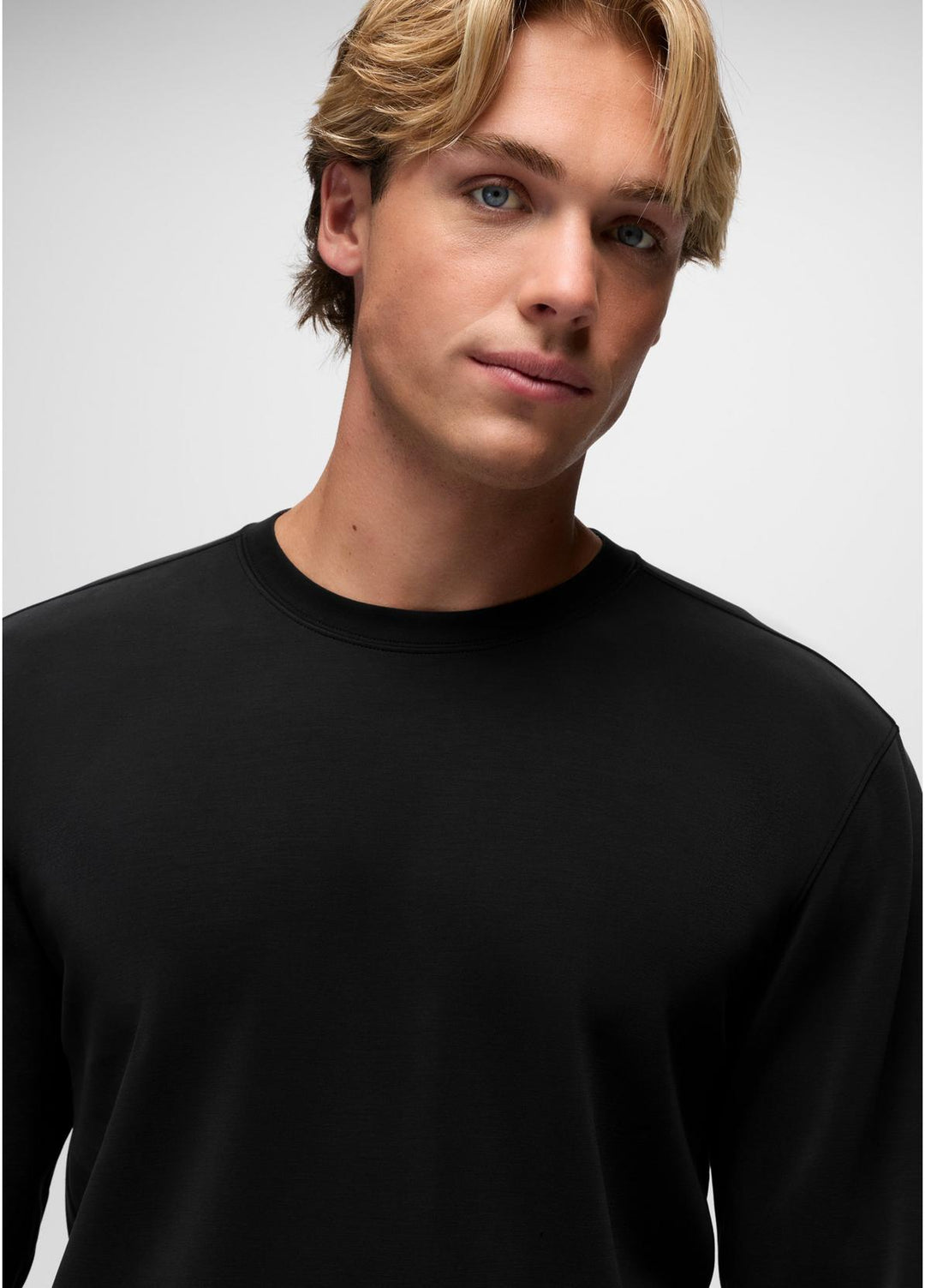 prAna Men’s Shea Soft Crewneck - Black 2