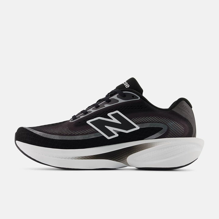 New Balance Ellipse v1 Fresh Foam X Running Shoe top view Faded Black/ White w Black