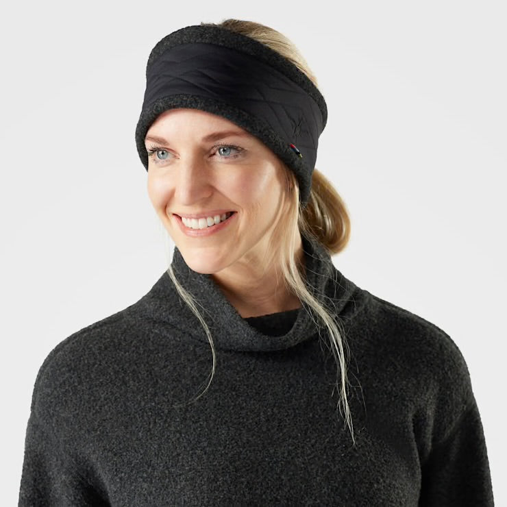 Smartwool Quilted Fleece Headband - Black 