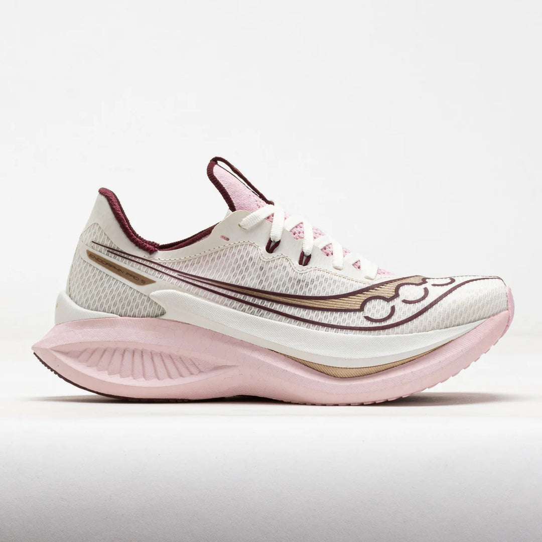 Saucony Women's Endorphin Pro 5 Running Shoe - Ivory/Silk 
