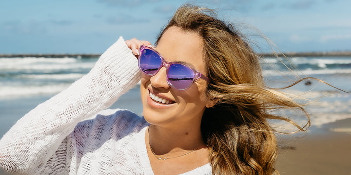 Blenders Palmy Polarized Sunglasses Lilac Lush