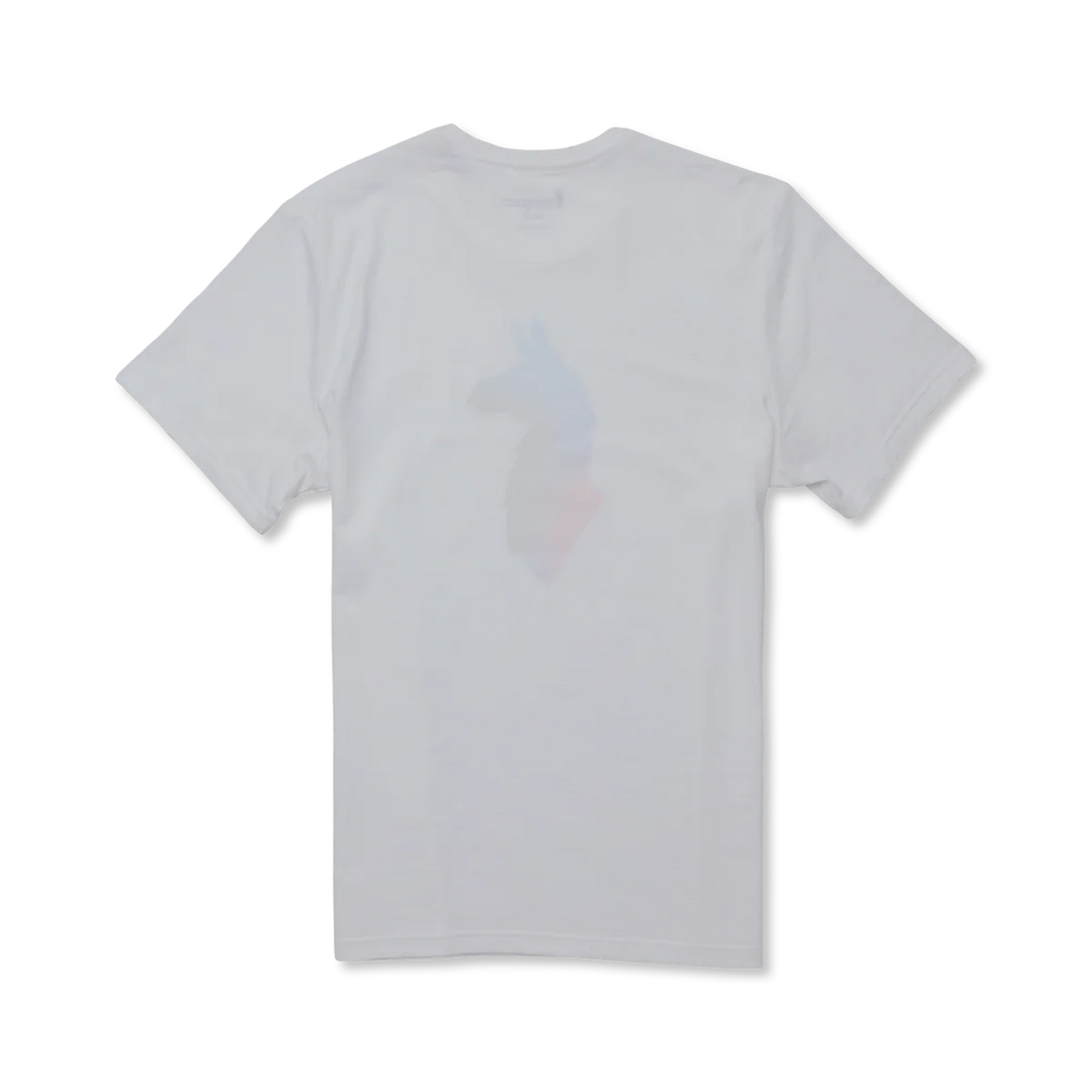 Cotopaxi Bitmap Llama T-Shirt - White - shirt only back