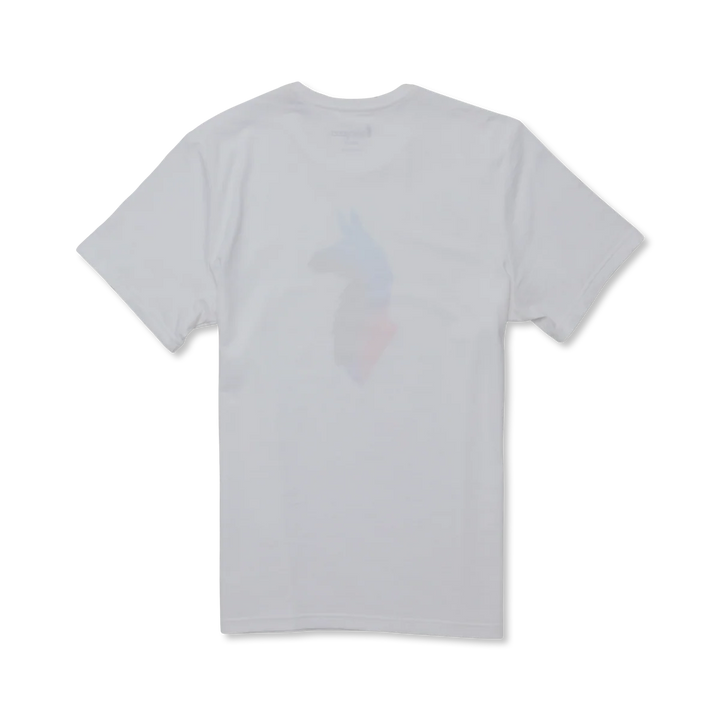 Cotopaxi Bitmap Llama T-Shirt - White - shirt only back