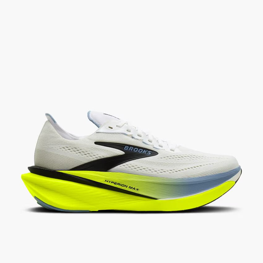 Brooks Men’s Hyperion Max 4 Running Shoe - White/Blue/Nightlife 